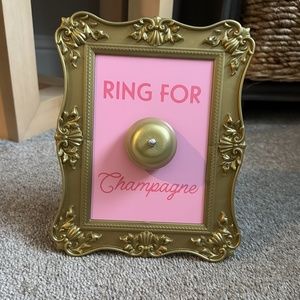 Target Bullseye Playground - Ring For Champagne - Bell Sign